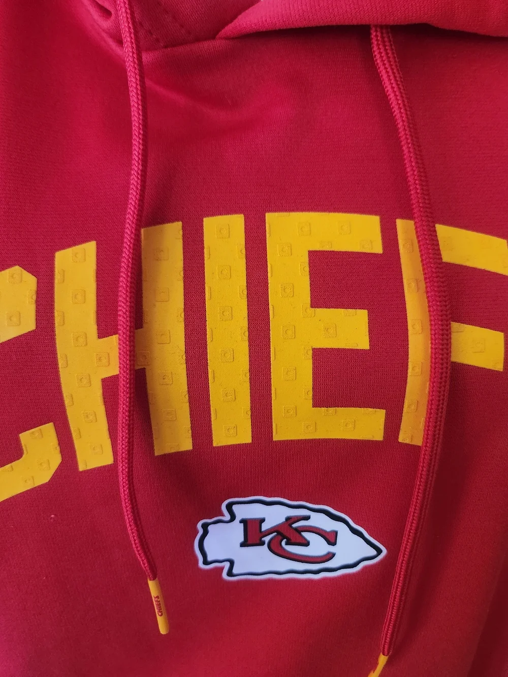 Nike Red & Yellow Kansas City Chiefs Pullover Hoodie